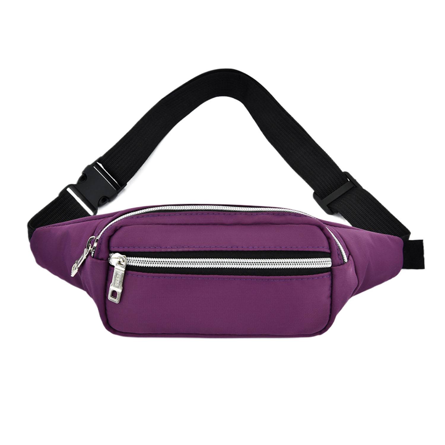 Waterproof Oxford Cloth Zipper Waist Pack Casual Style 3