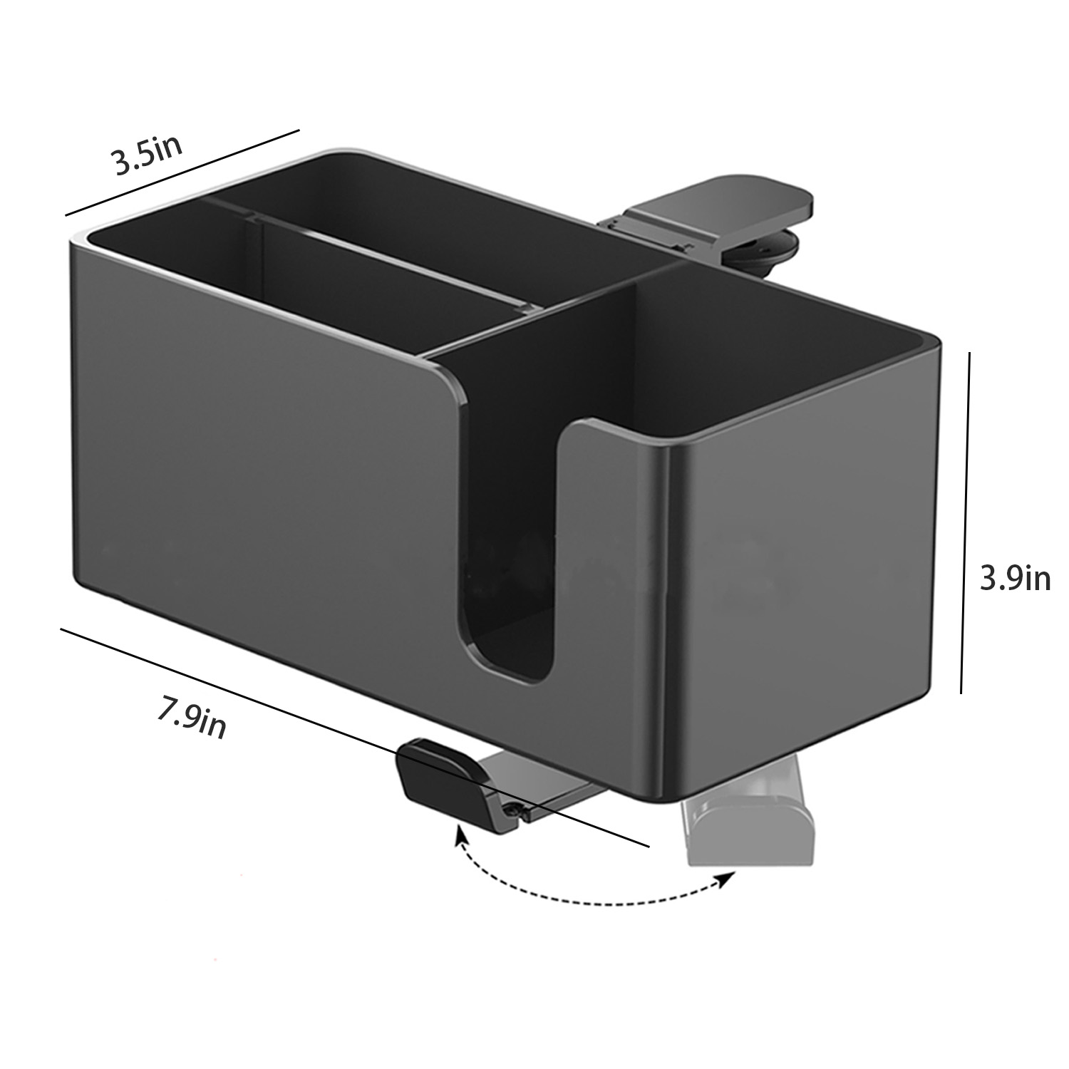 Multi Functional Aluminum Cup Phone Headset Desk Organizer 3