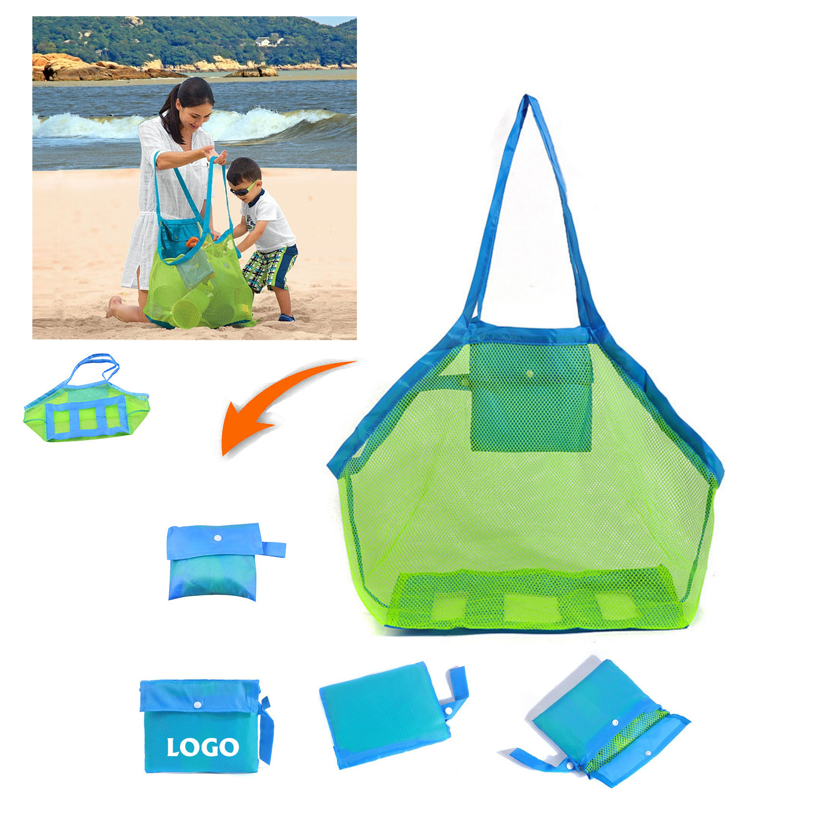 Large Mesh Beach Bag 4