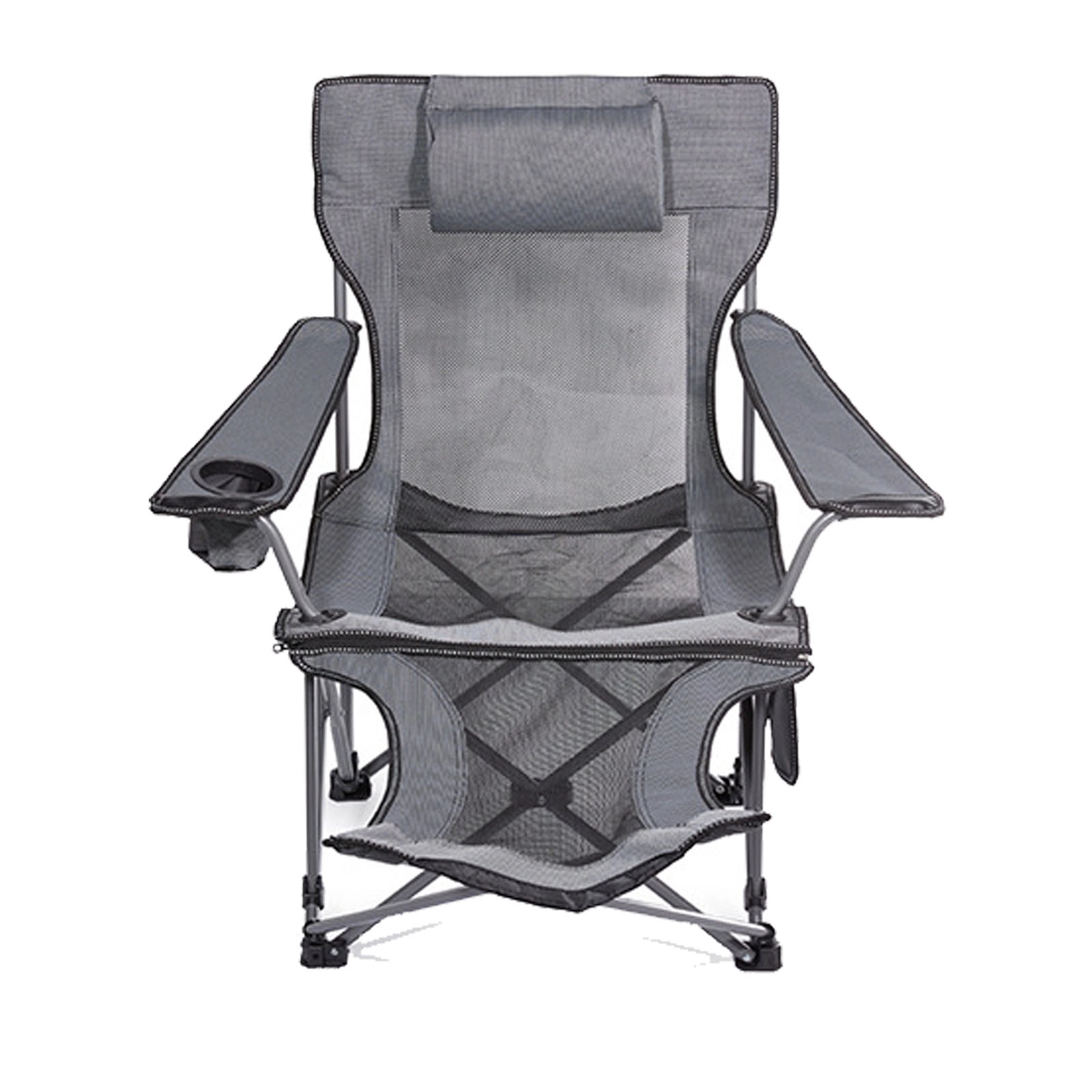 Light Portable Dual-Use Reclining Lunch Break Folding Chair 5