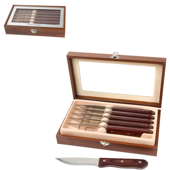Manchurian Ash 6-Piece Steak Knife Set 9
