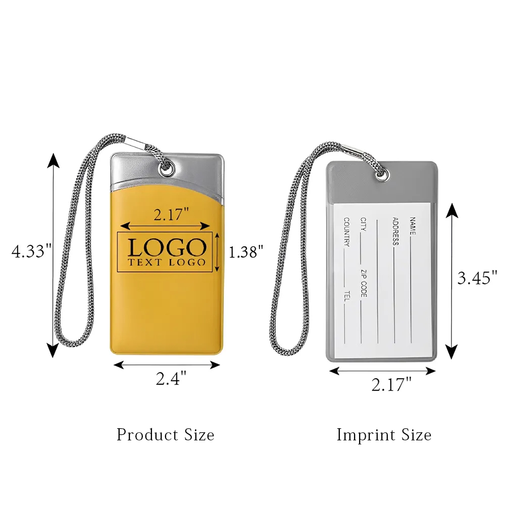 Rectangular Luggage Tag 4
