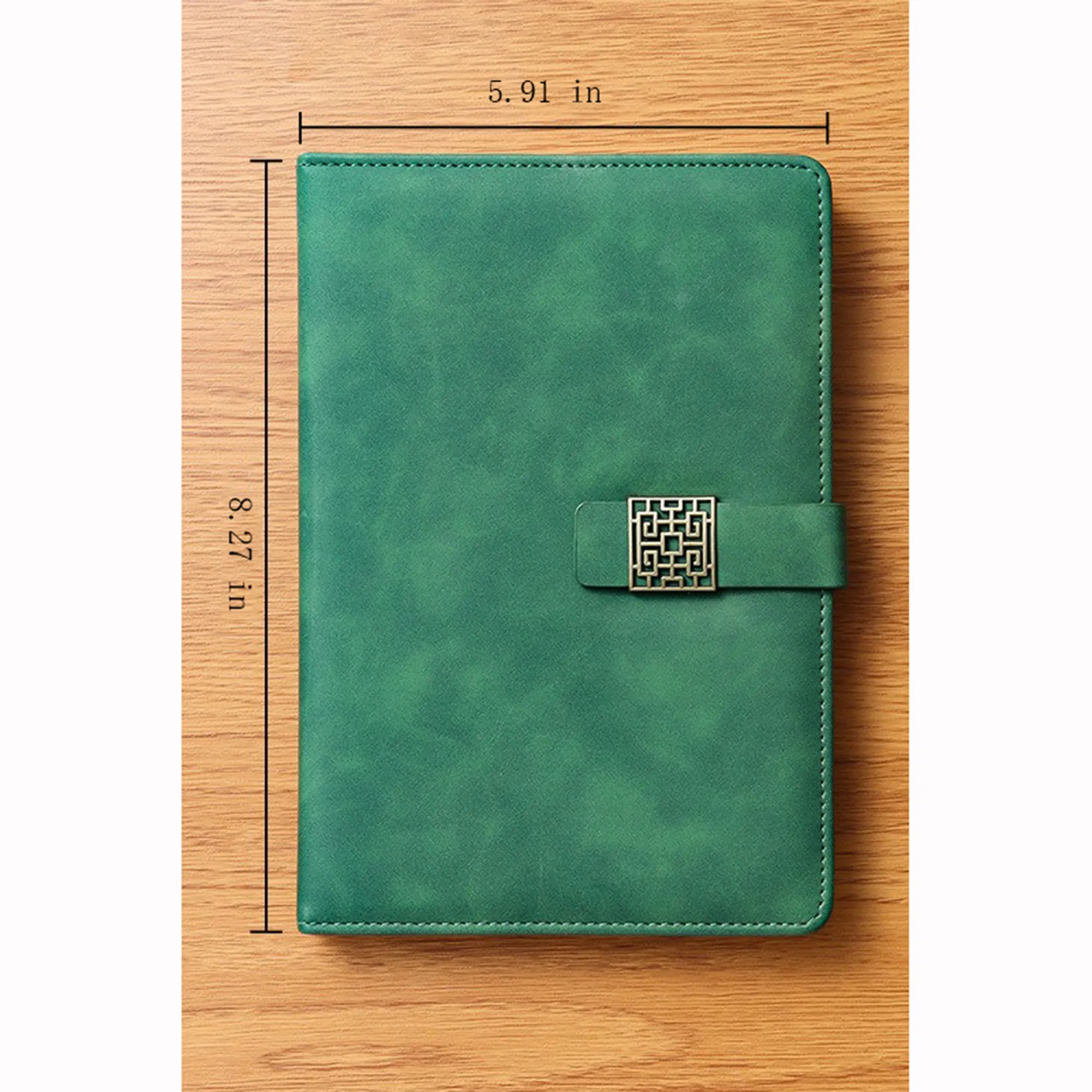 A5 Vintage Clasp Notebook for Business & Study 2