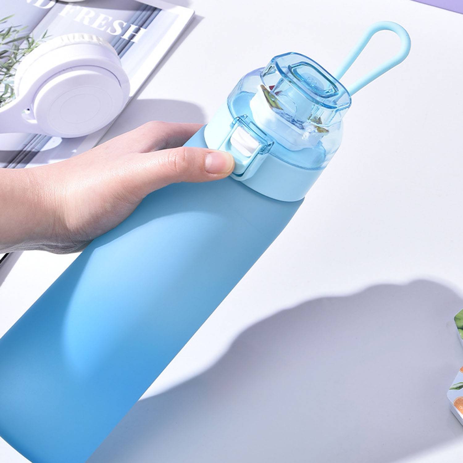 22oz Aroma Sports Bottle w/ Interchangeable Flavor Rings 9