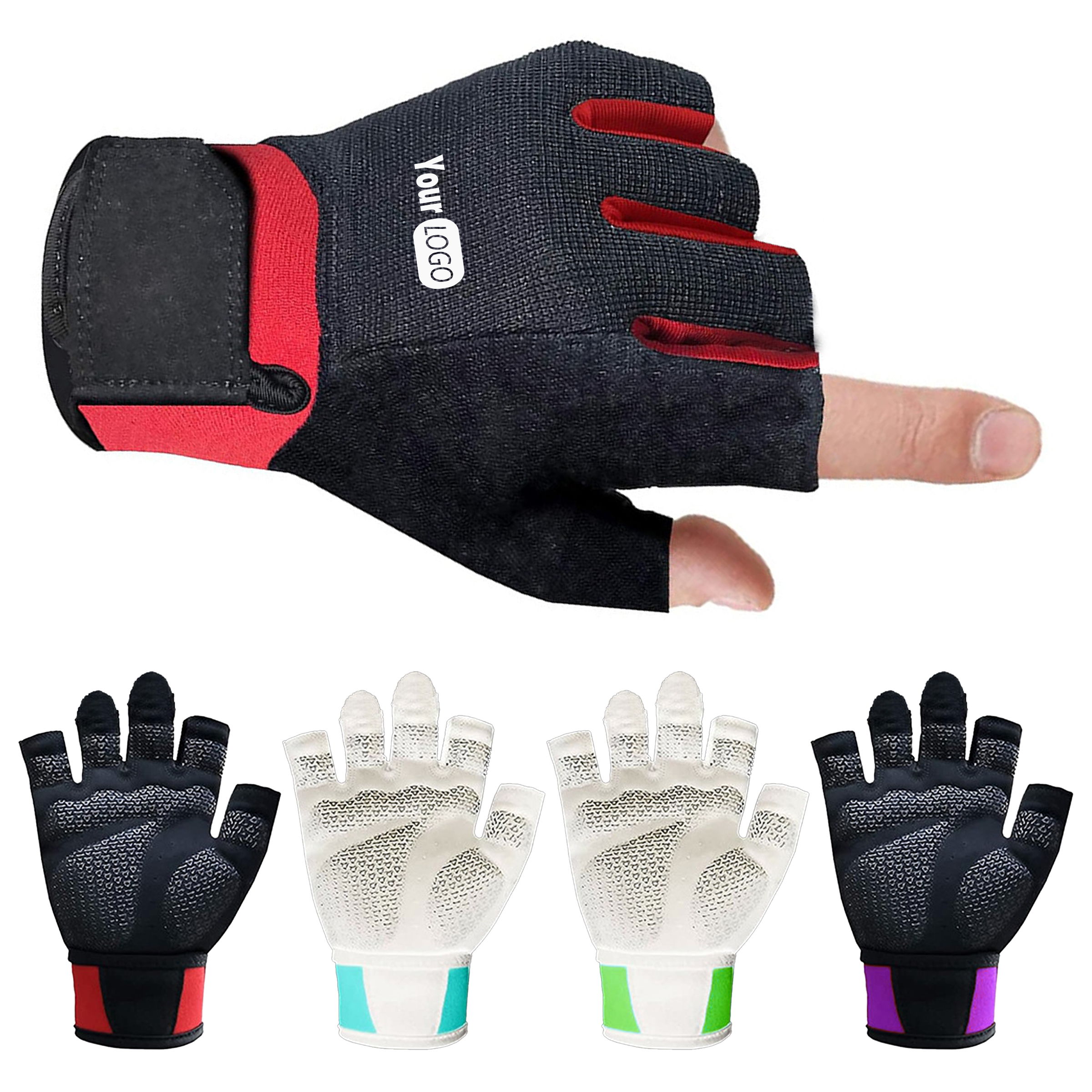 Polyester Breathable Half Finger Gloves ?C Ideal For Fitness Enthusiasts 1