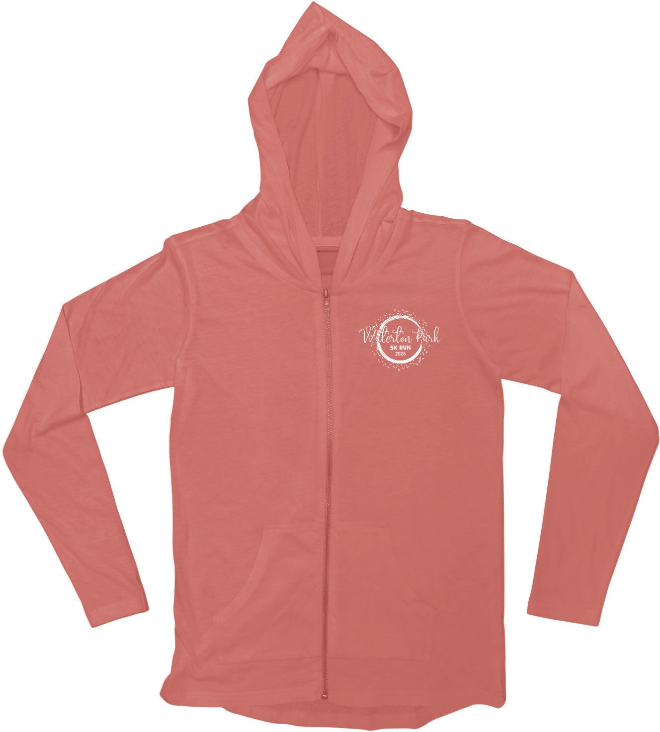 Light Weight Full Zip Hooded Jersey - Screen, custom hoodie or sweatshirt with logo imprint 18