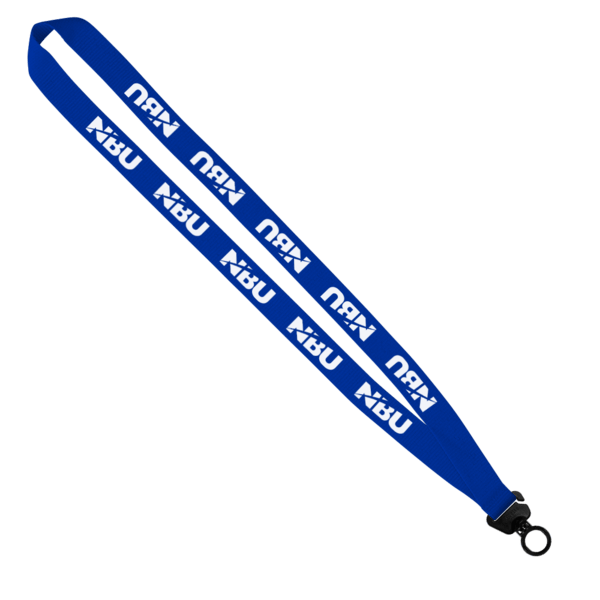 Evolution34 - 3/4" Polyester Welded Lanyard with Trapezoid and Plastic O-Ring 86