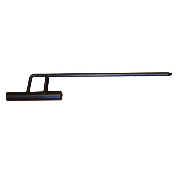 Black Ground Stake for 8' & 12' Poles 2
