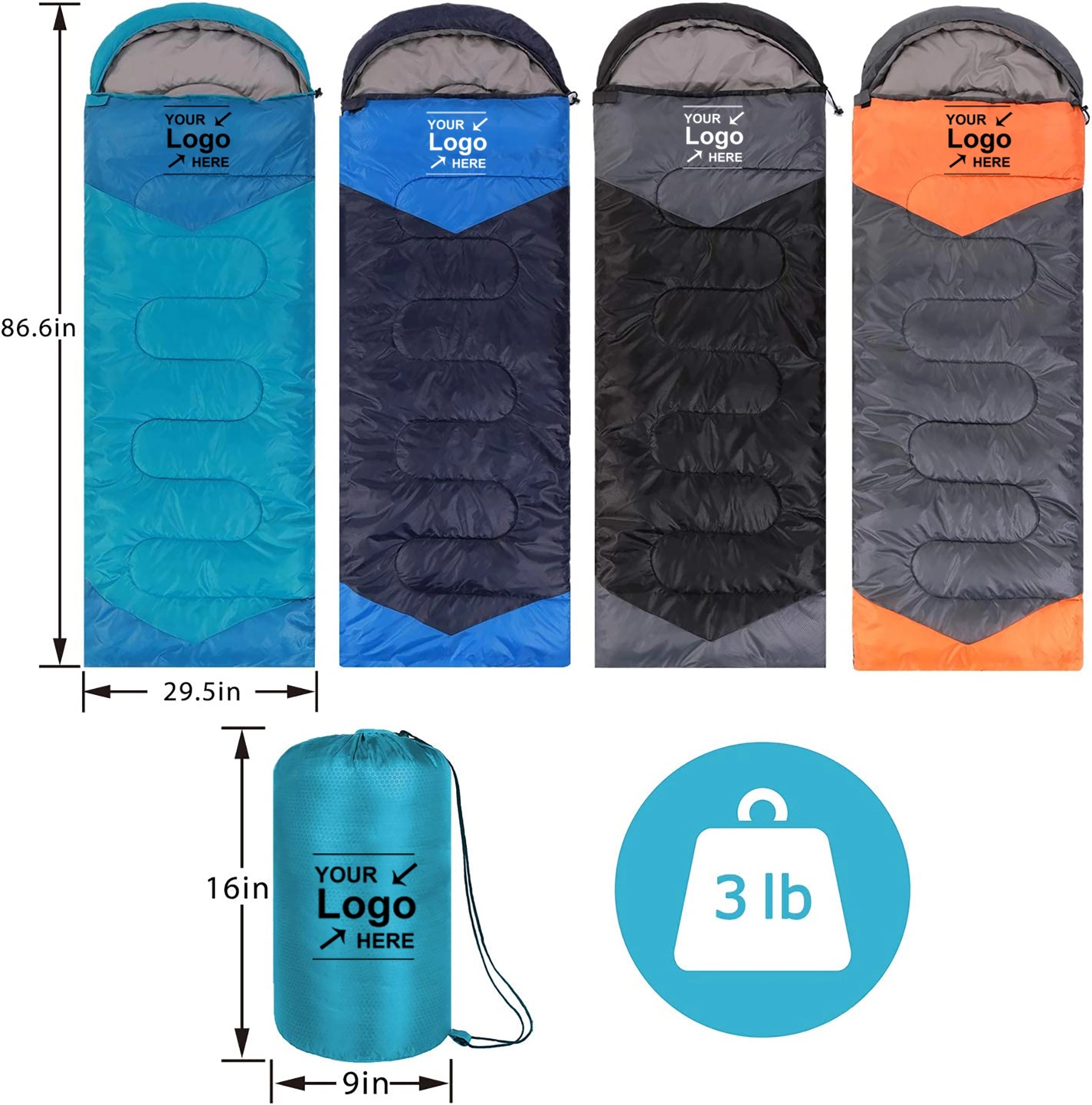 All Season Camping Sleeping Bag 3