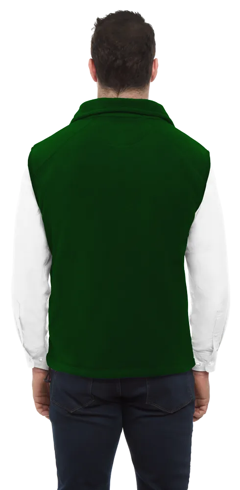 Adult Micro Fleece Zip Front Vest 46