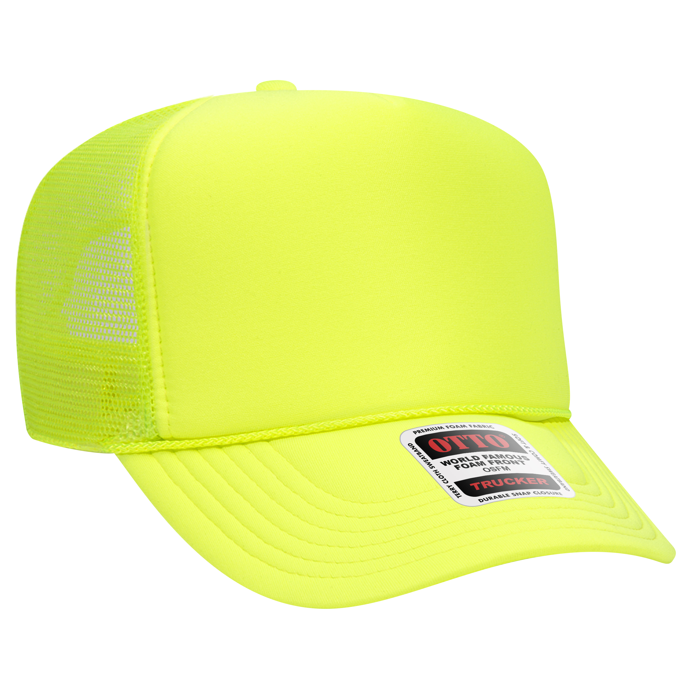 OTTO CAP® 5 Panel High Crown Mesh Back Trucker Hat 265