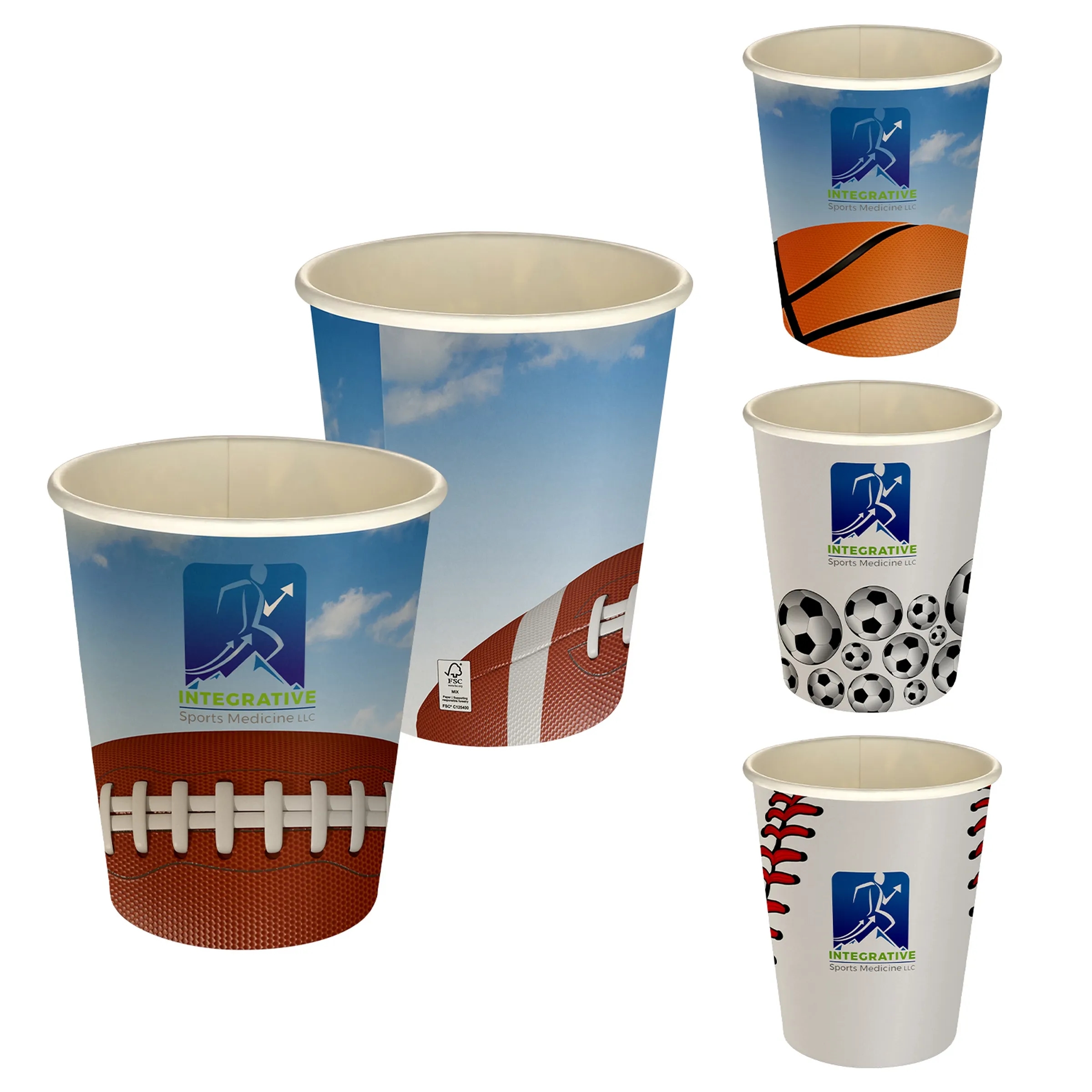 5 oz Full Color Sporty Paper Cup 4