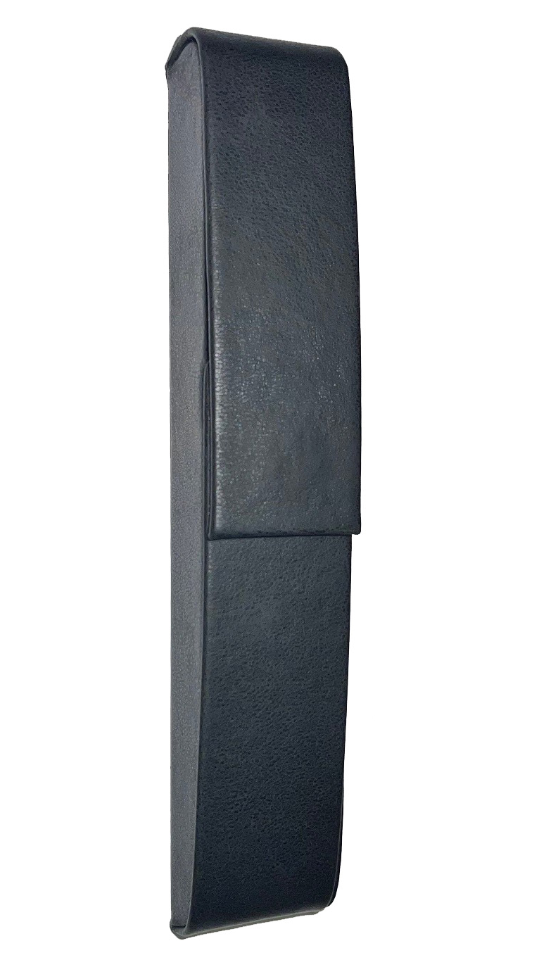 Black Pleather Single Pen Box w/Magnetic Closure 3