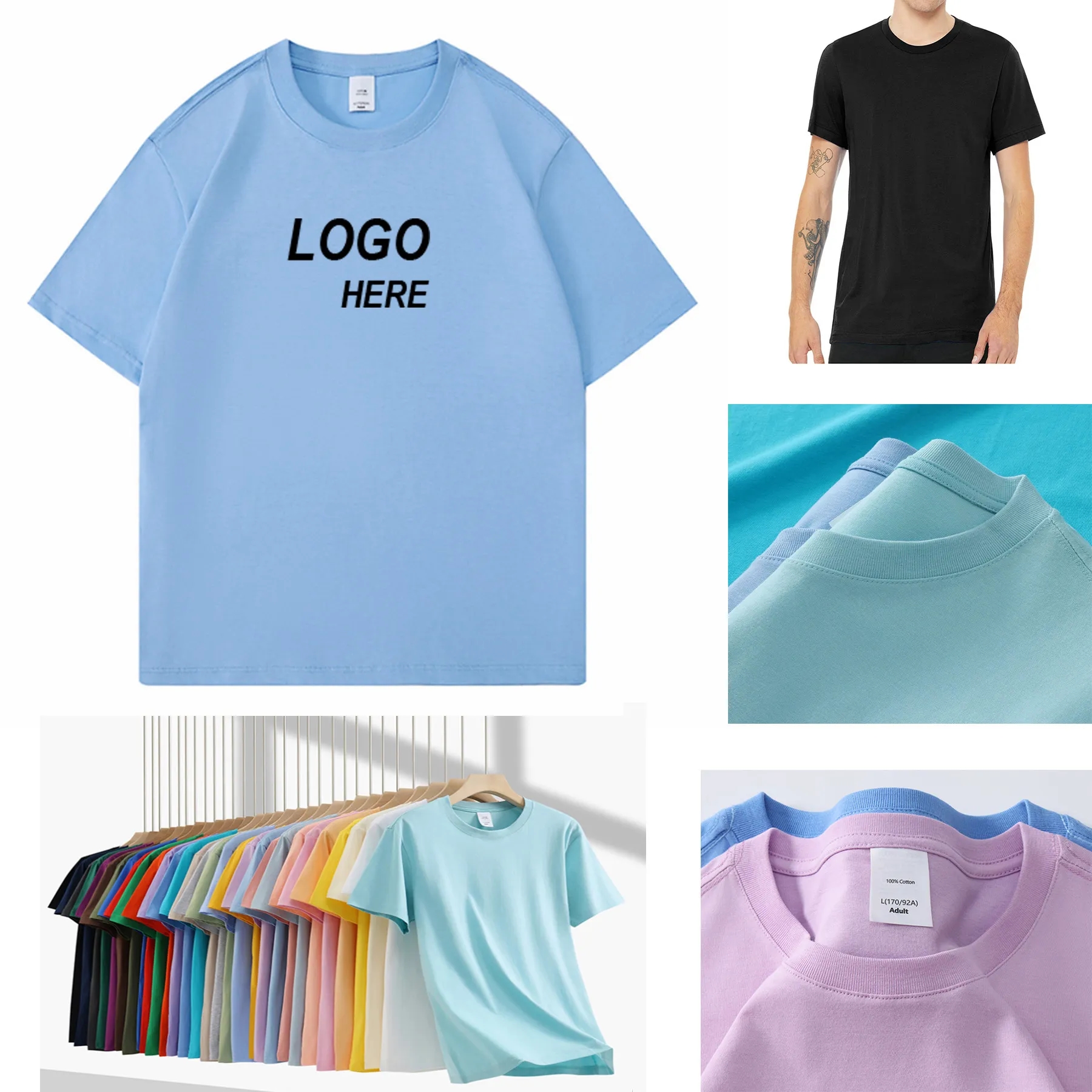 Comfortable Cotton Crewneck T-Shirt 9