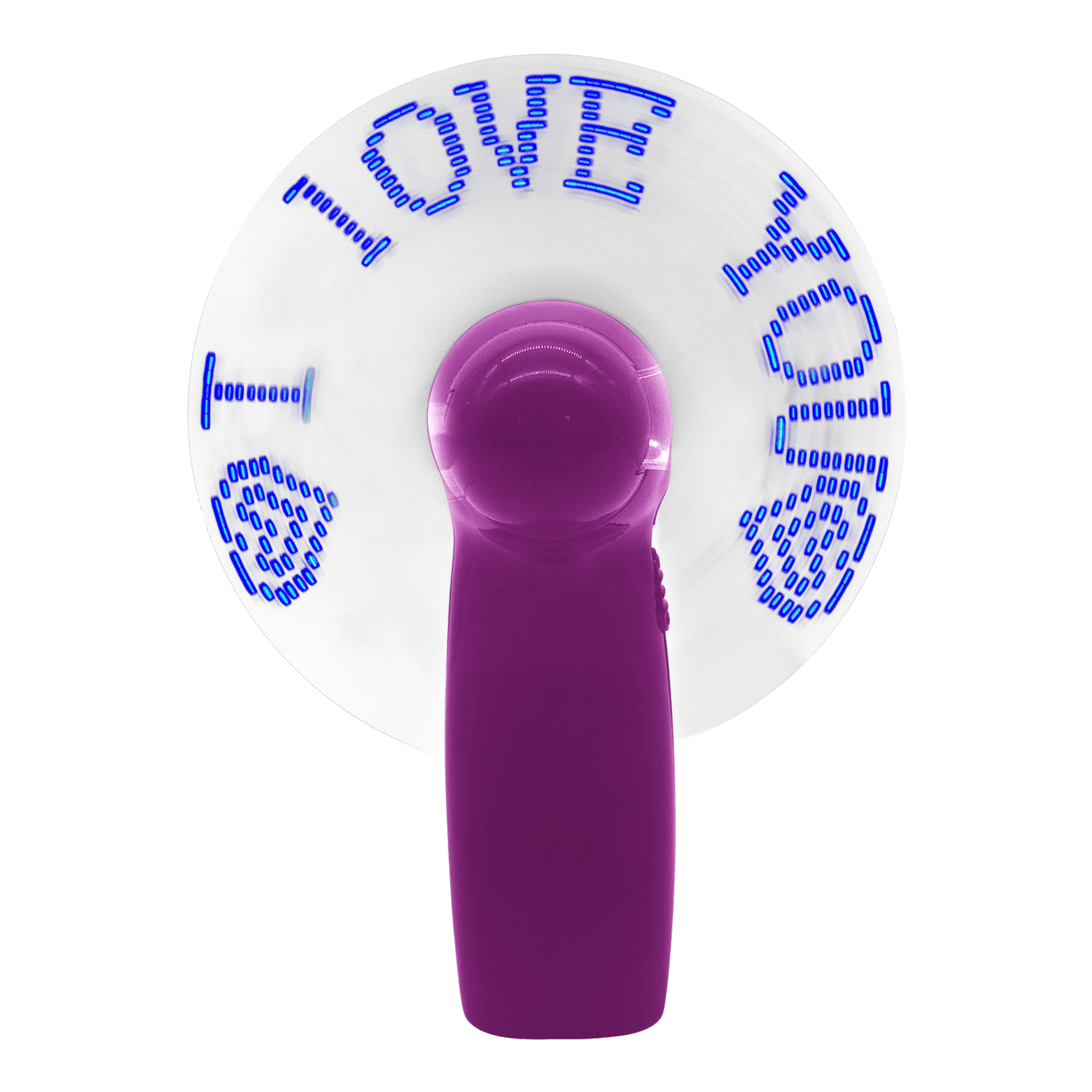 Portable Flash LED Fan 8