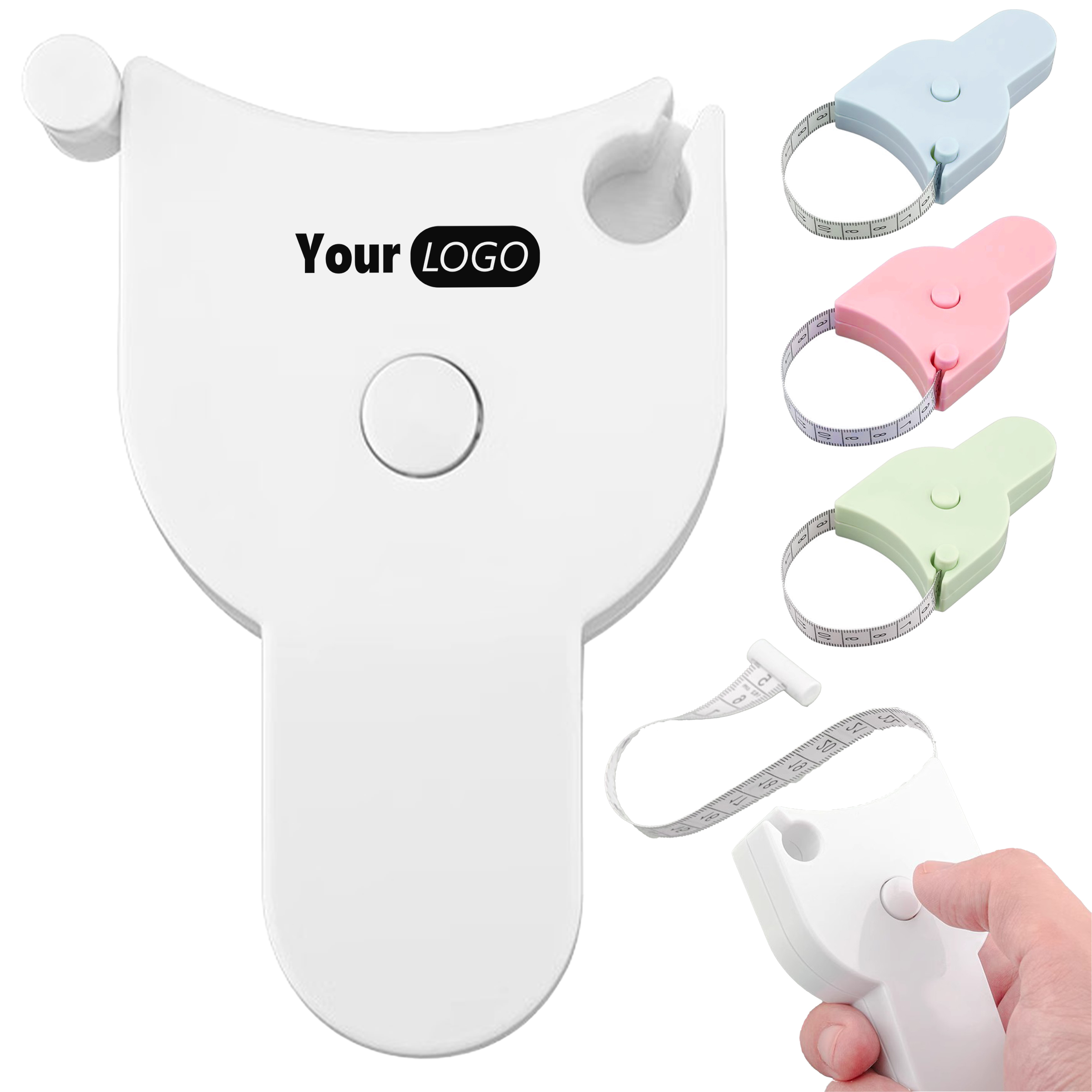 Plastic Portable Automatic Shrink Tape Measure 2