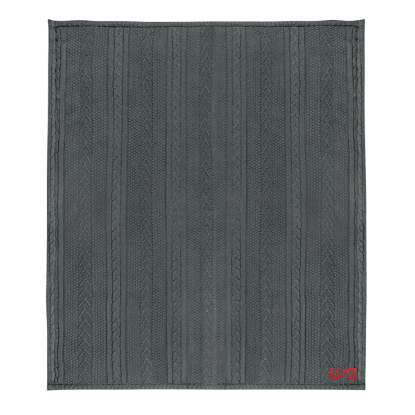 Cable Sherpa Blanket 56