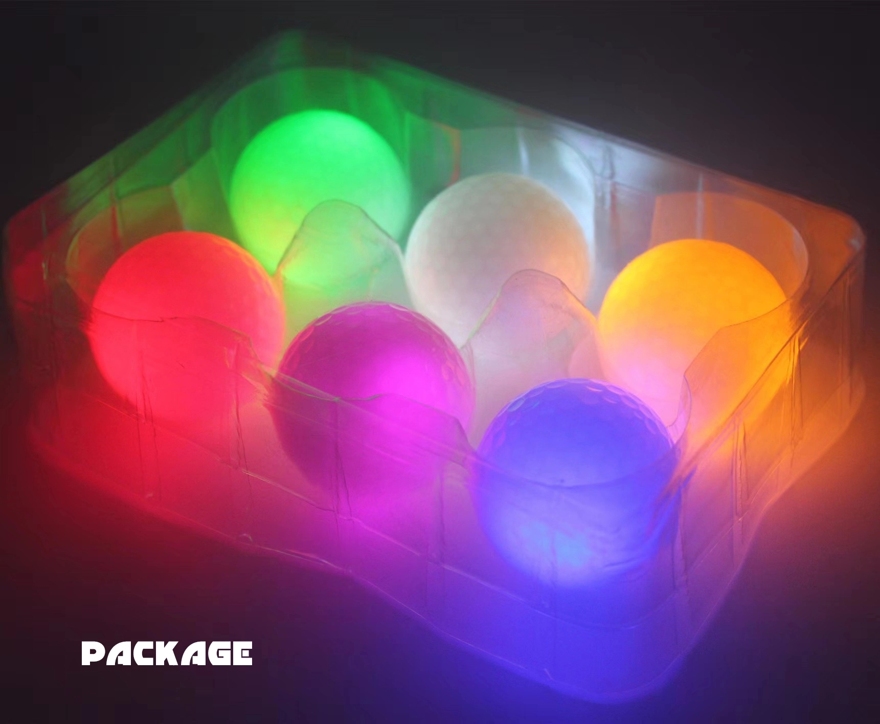 Custom LED Golf Balls- Glow at night 2