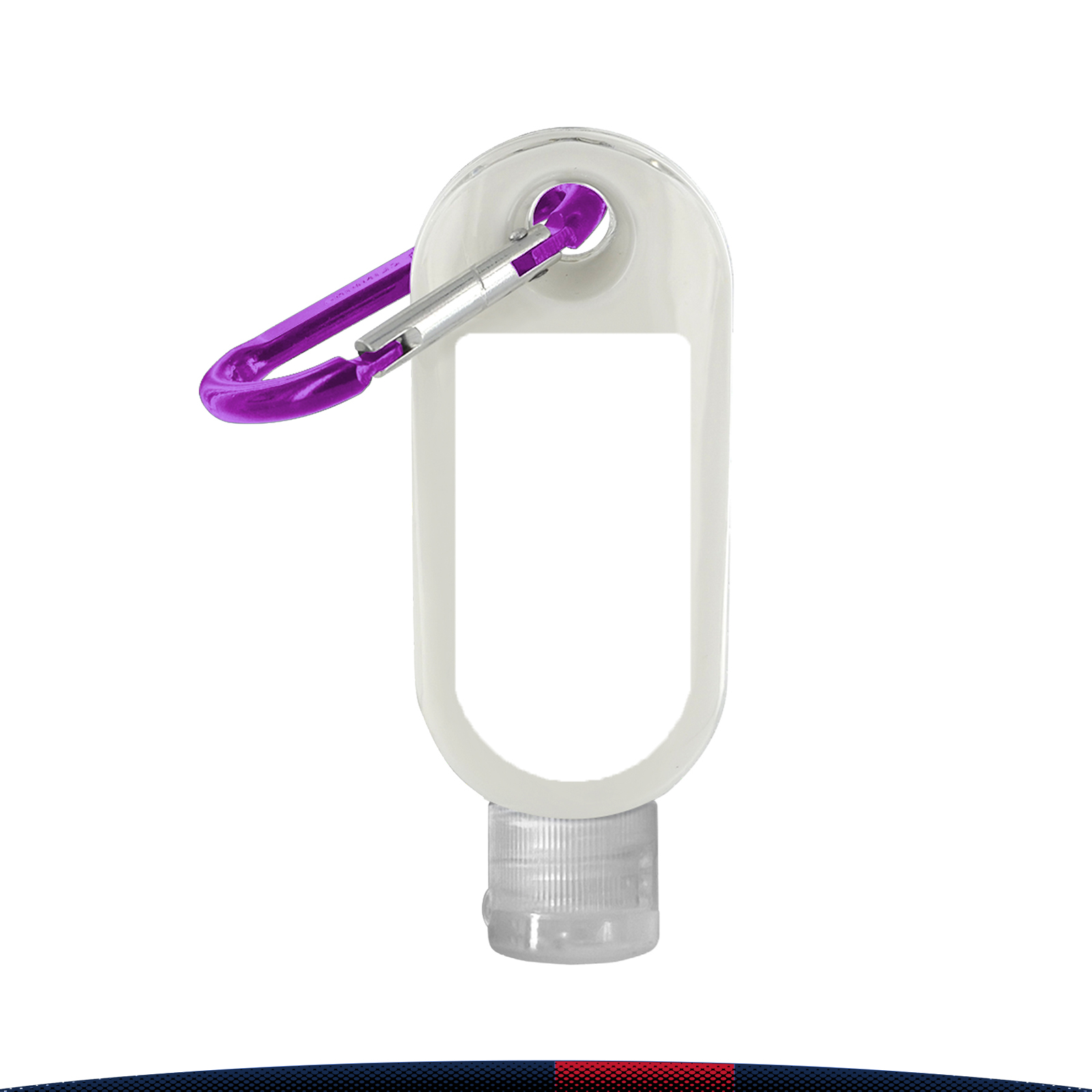 1.9 oz. Seth Clear Bottle SPF 30 Sunscreen with Carabiner 7