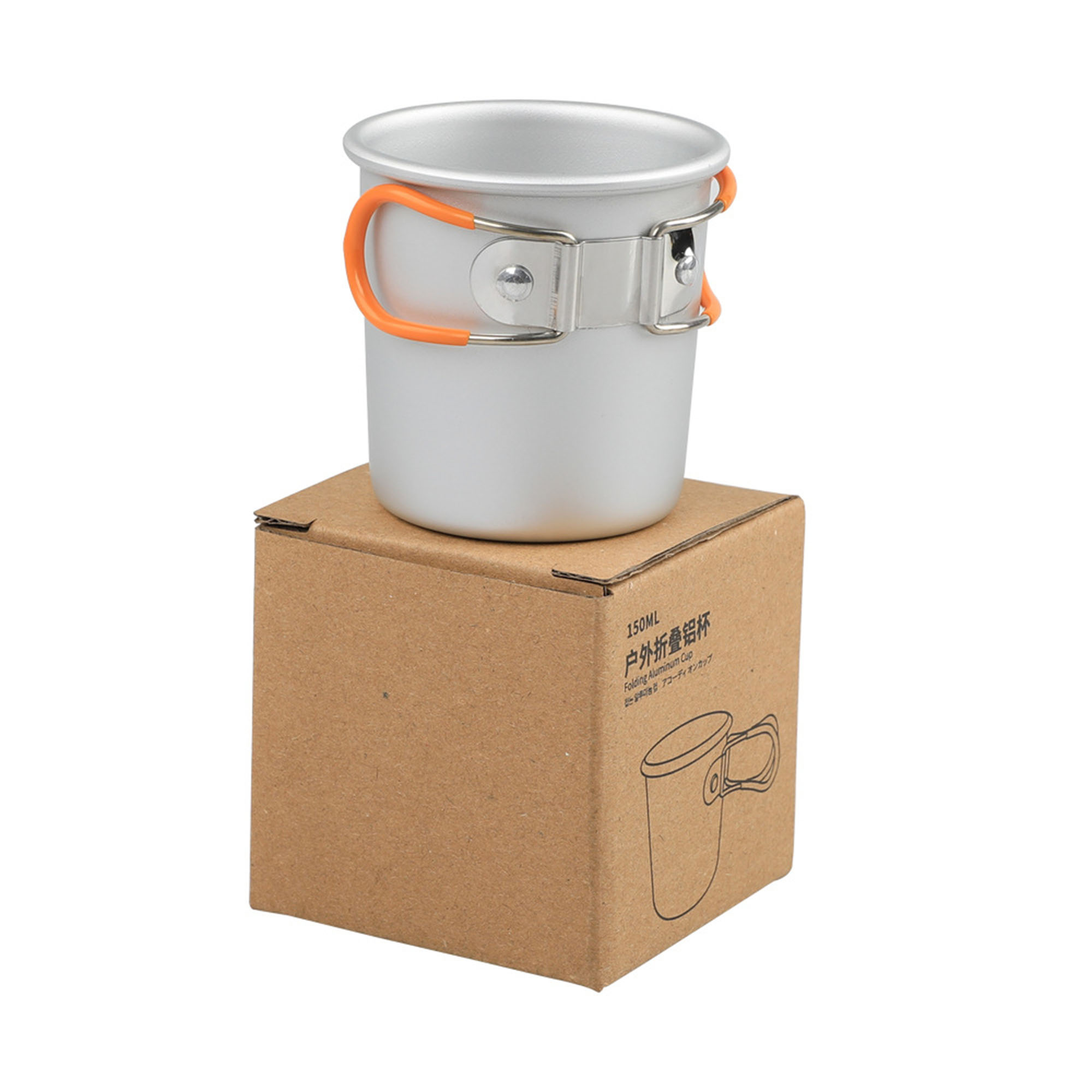 5 oz Folding Aluminum Coffee Cup 2
