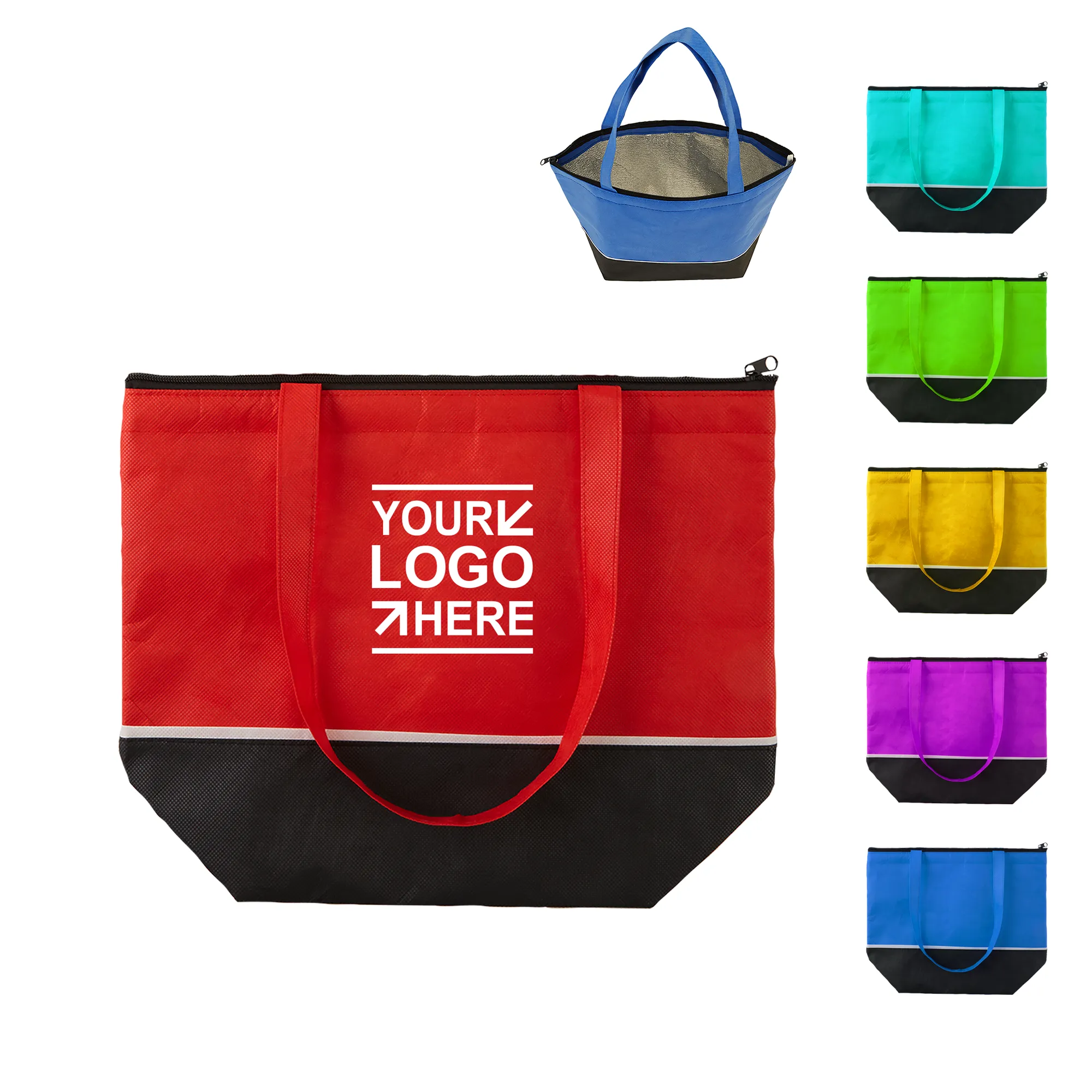 Printed Carnival RPET Cooler Totes 1