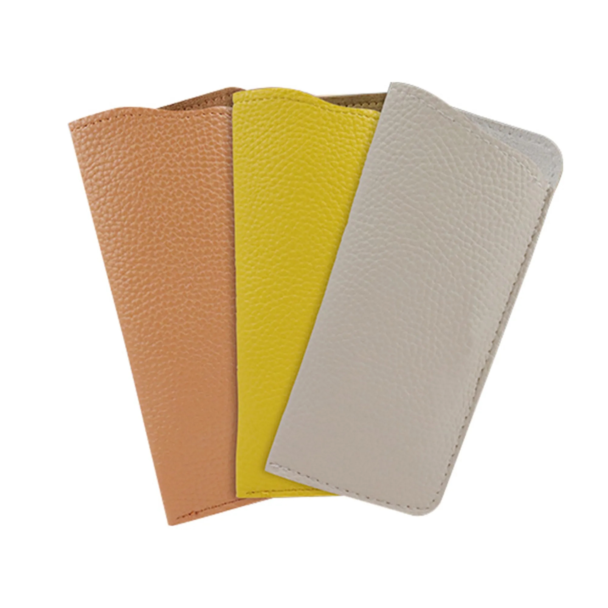 PU leather glasses storage case