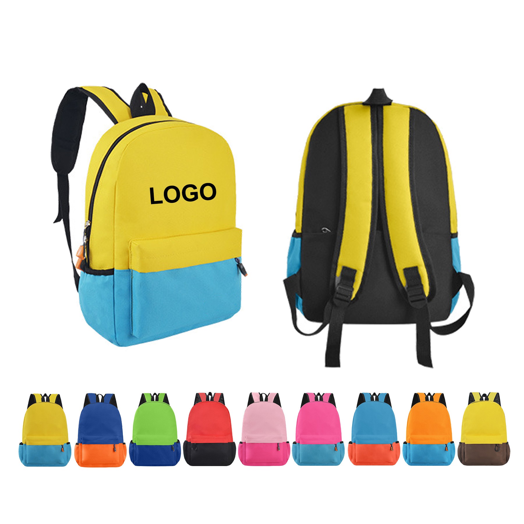 Two Tone Children Backpack 2
