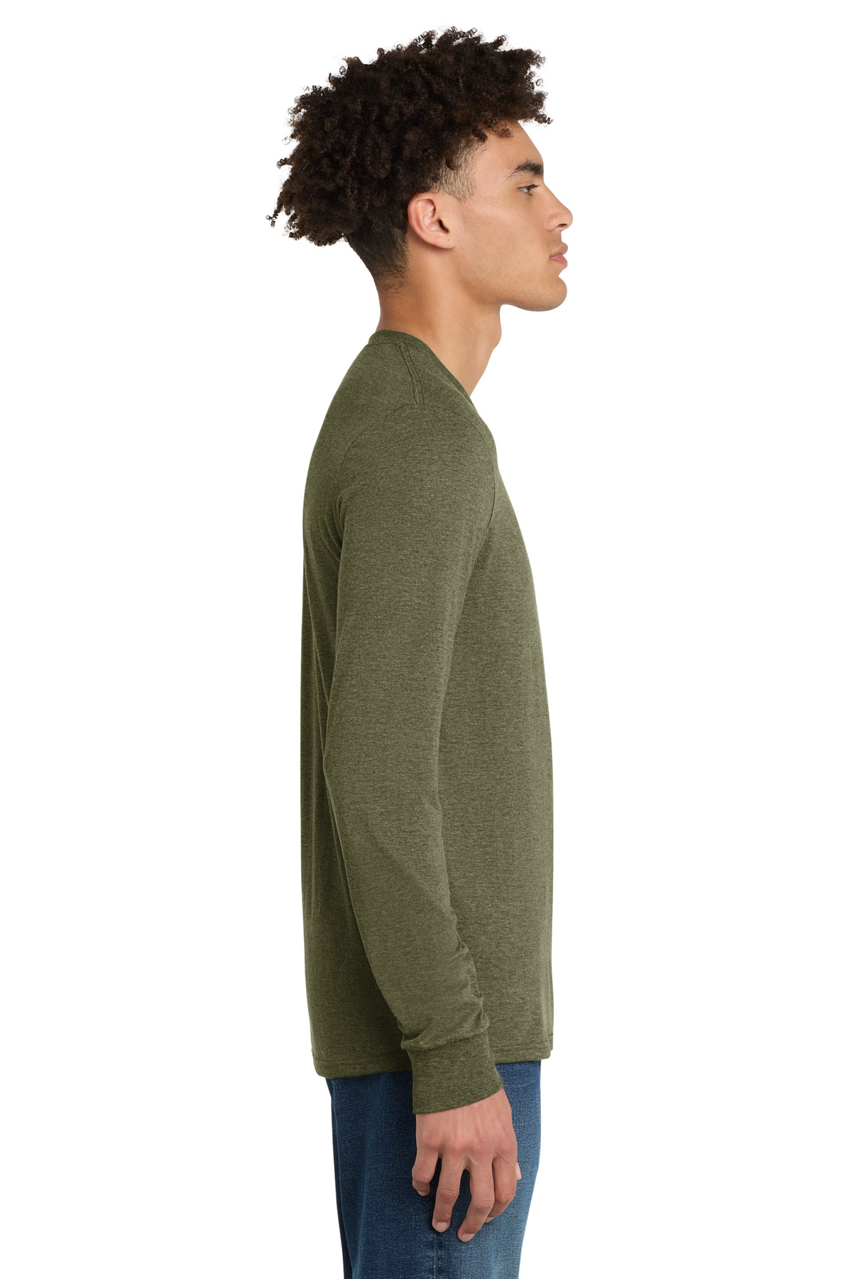 District Perfect Tri Long Sleeve Tee . DM132 40