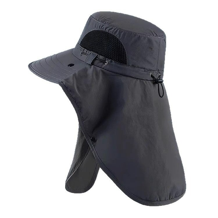 Sun Bucket Hat UV Protection Boonie Cap with Neck Flap and Face Shield 3