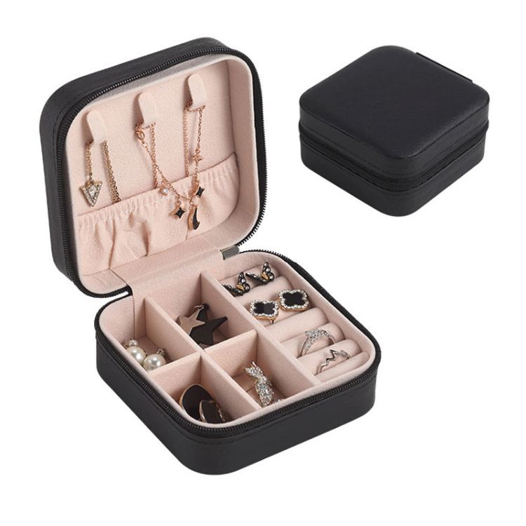 PU Leather Jewelry Storage Box Organizer 3