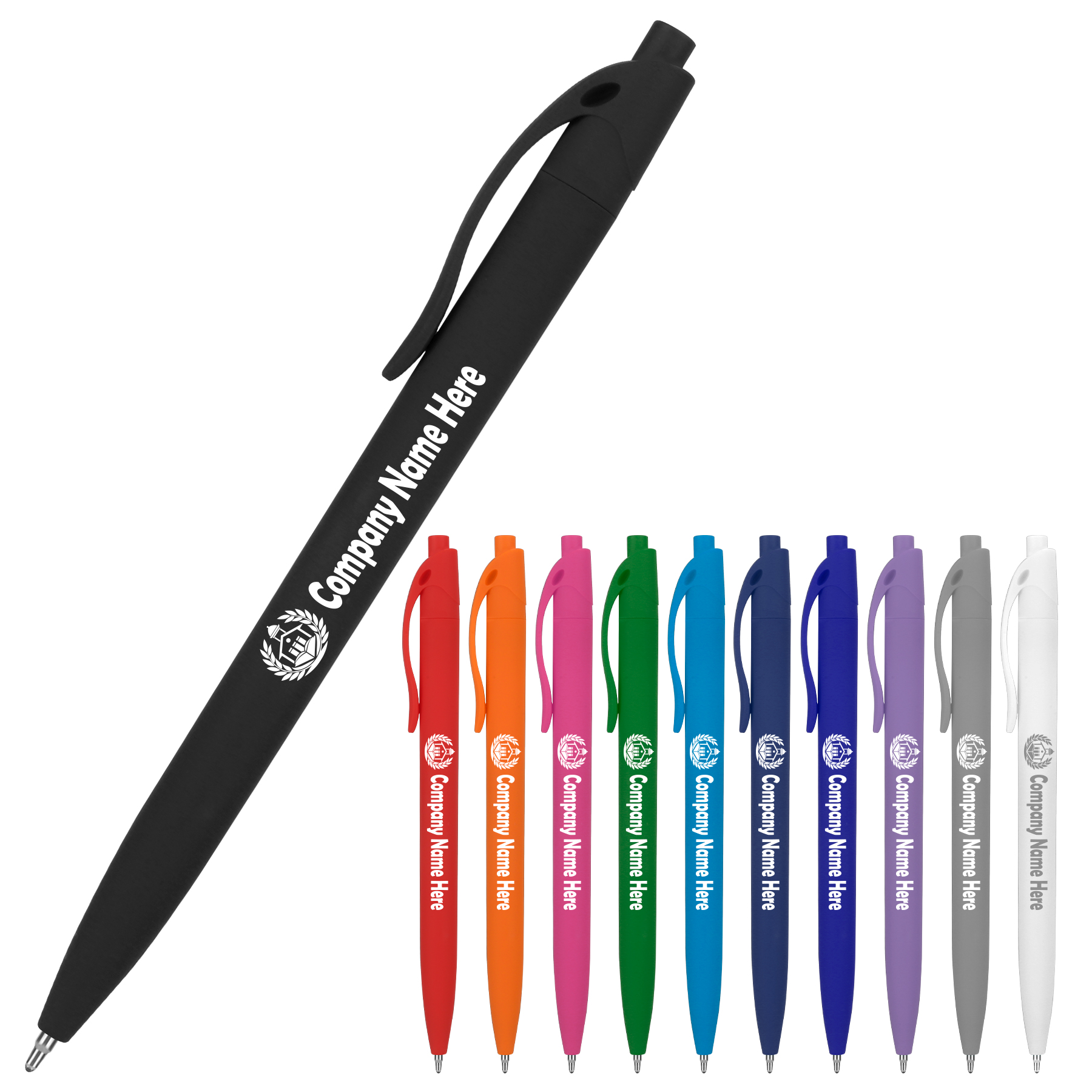 Sleek Write Rubberized Pen 11