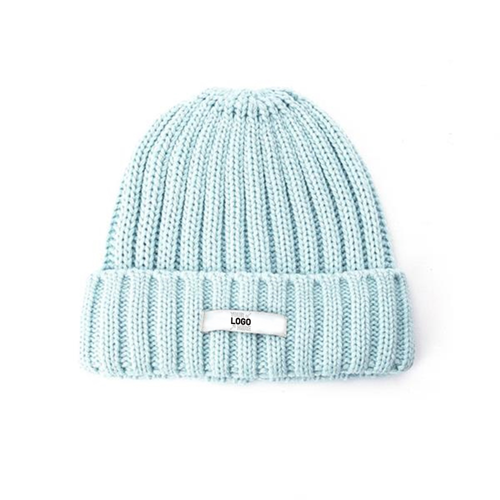 Patch Winter Knit Beanie 5