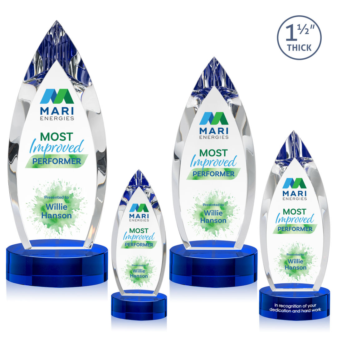 Fortier VividPrint™ Award on Base - Blue