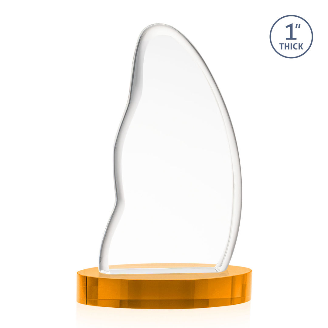 Beauford VividPrint™ Award on Base - Amber 9