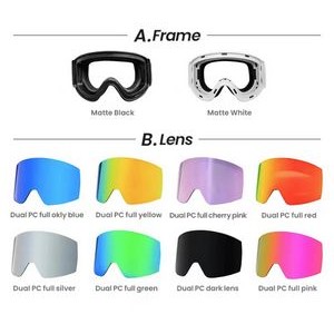 100% UV400 Protection Snow Goggles for Men & Women 6
