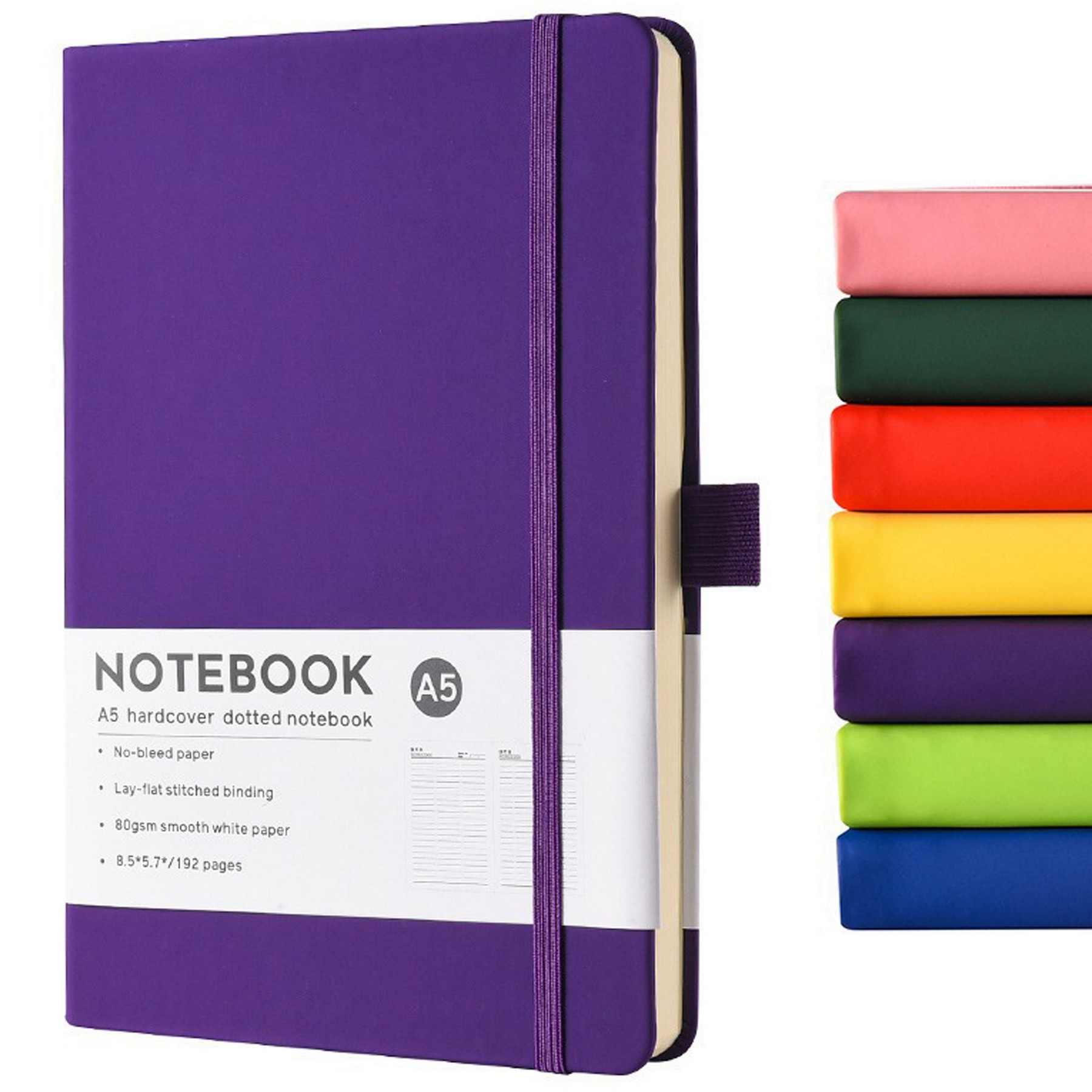 A5 PU Leather Notebook With Tie 4