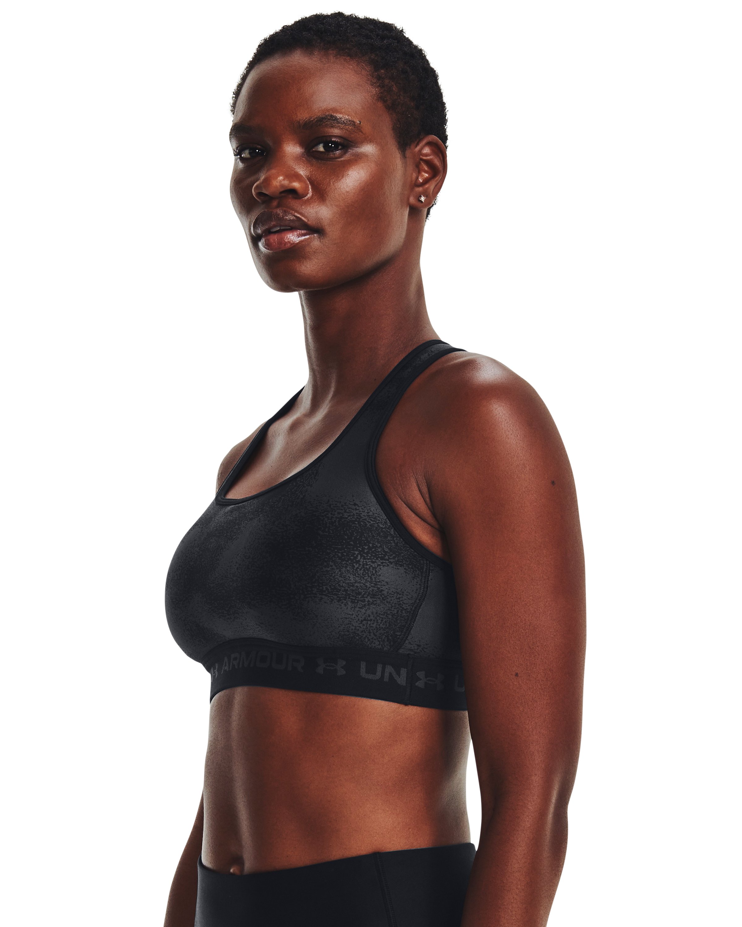 Crossback Mid Printed Women's Sports Bra 3