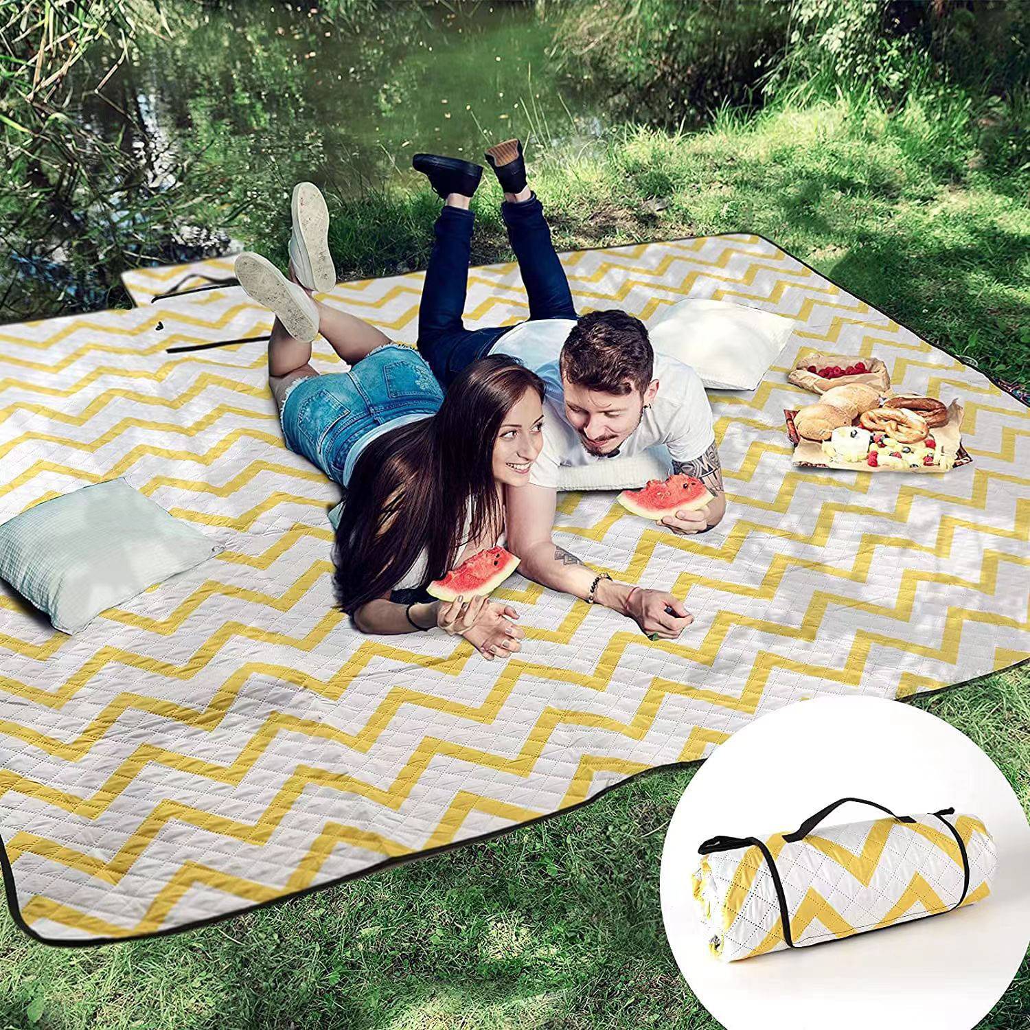 Portable Large Waterproof Picnic Blanket 7
