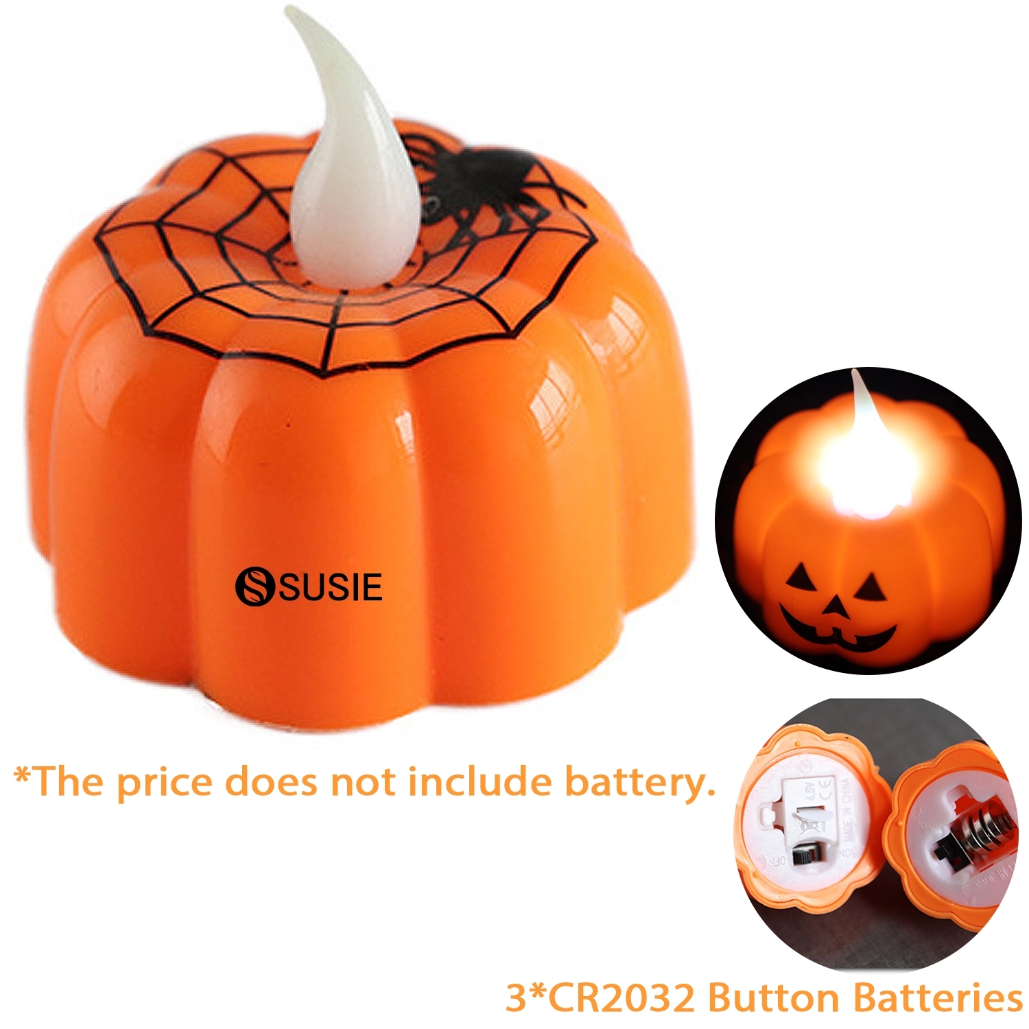 Halloween Pumpkin Tea Lights 1