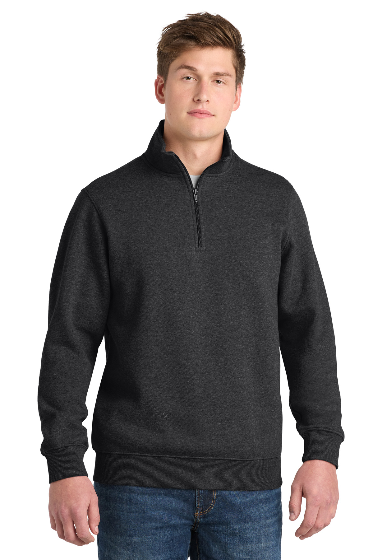 Sport-Tek 1/4-Zip Sweatshirt. ST253, custom hoodie or sweatshirt with logo imprint 58