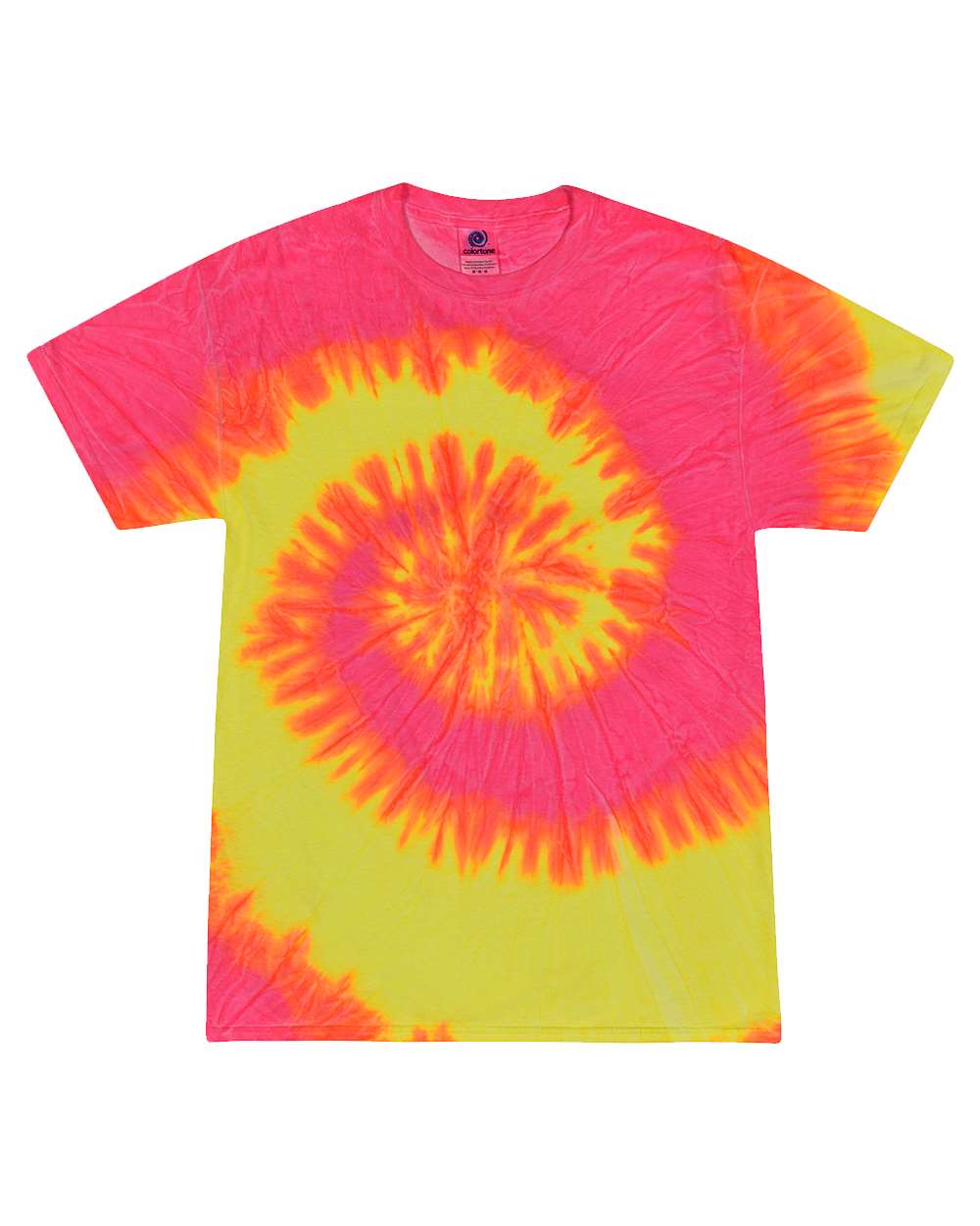 Unisex Multi-Color Tie-Dyed T-Shirt - 1000 313