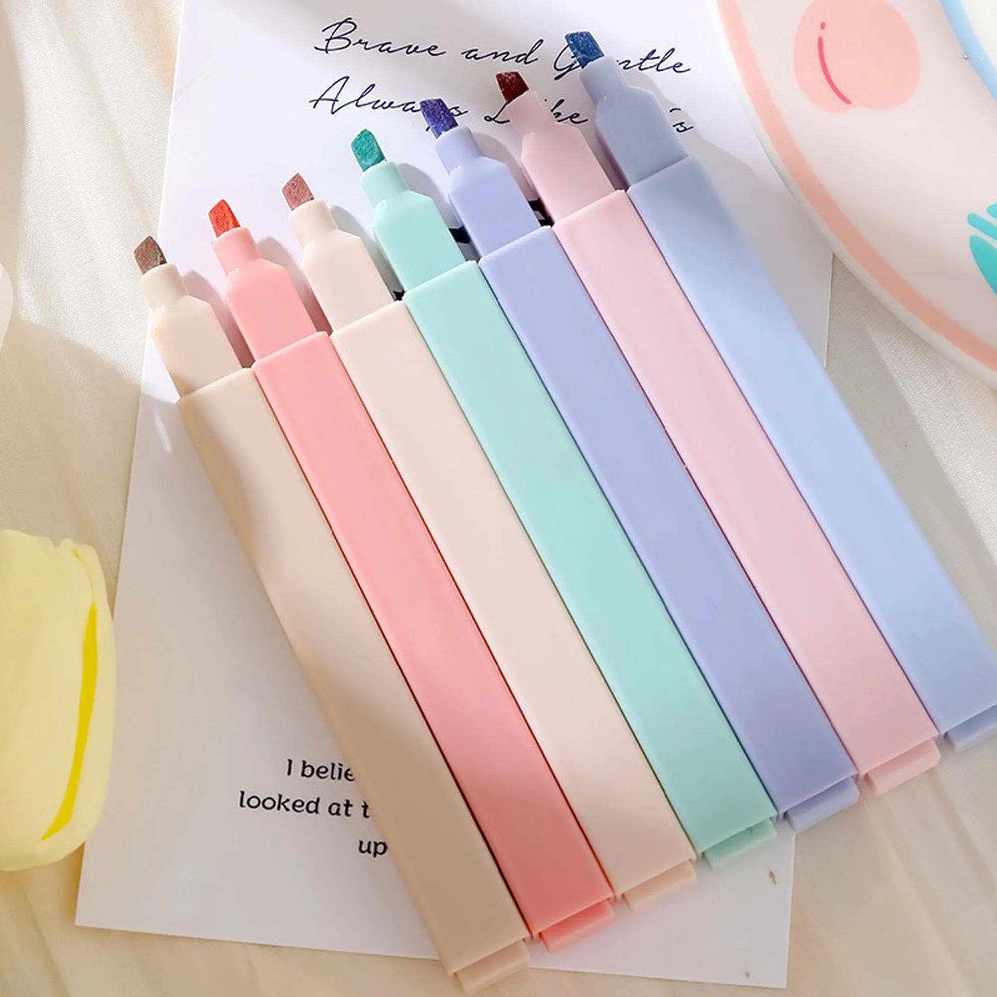 Candy Colors Cute Pastel Highlighters 5