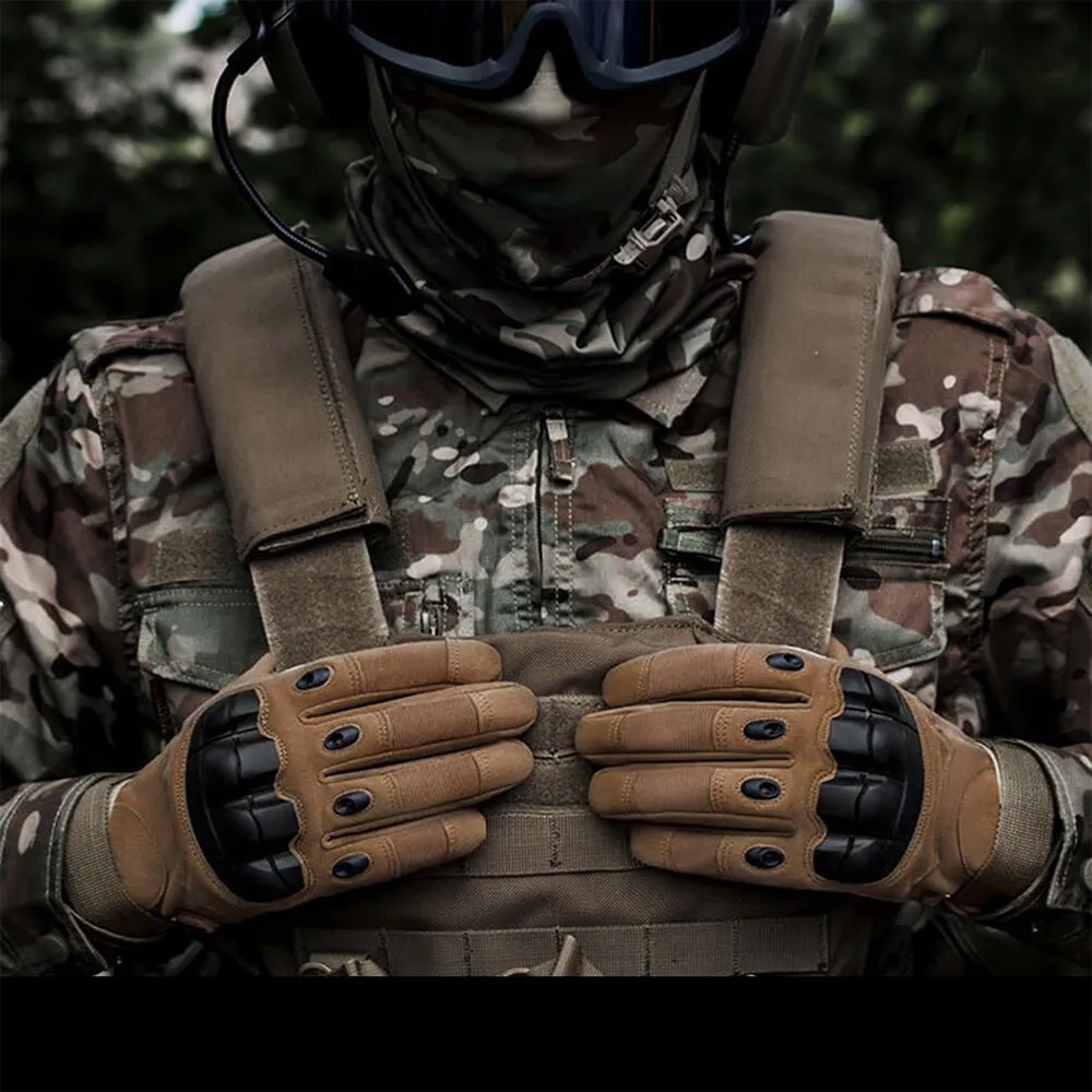 Tactical Gloves with Hard Shield for Motorcycle Camping 4