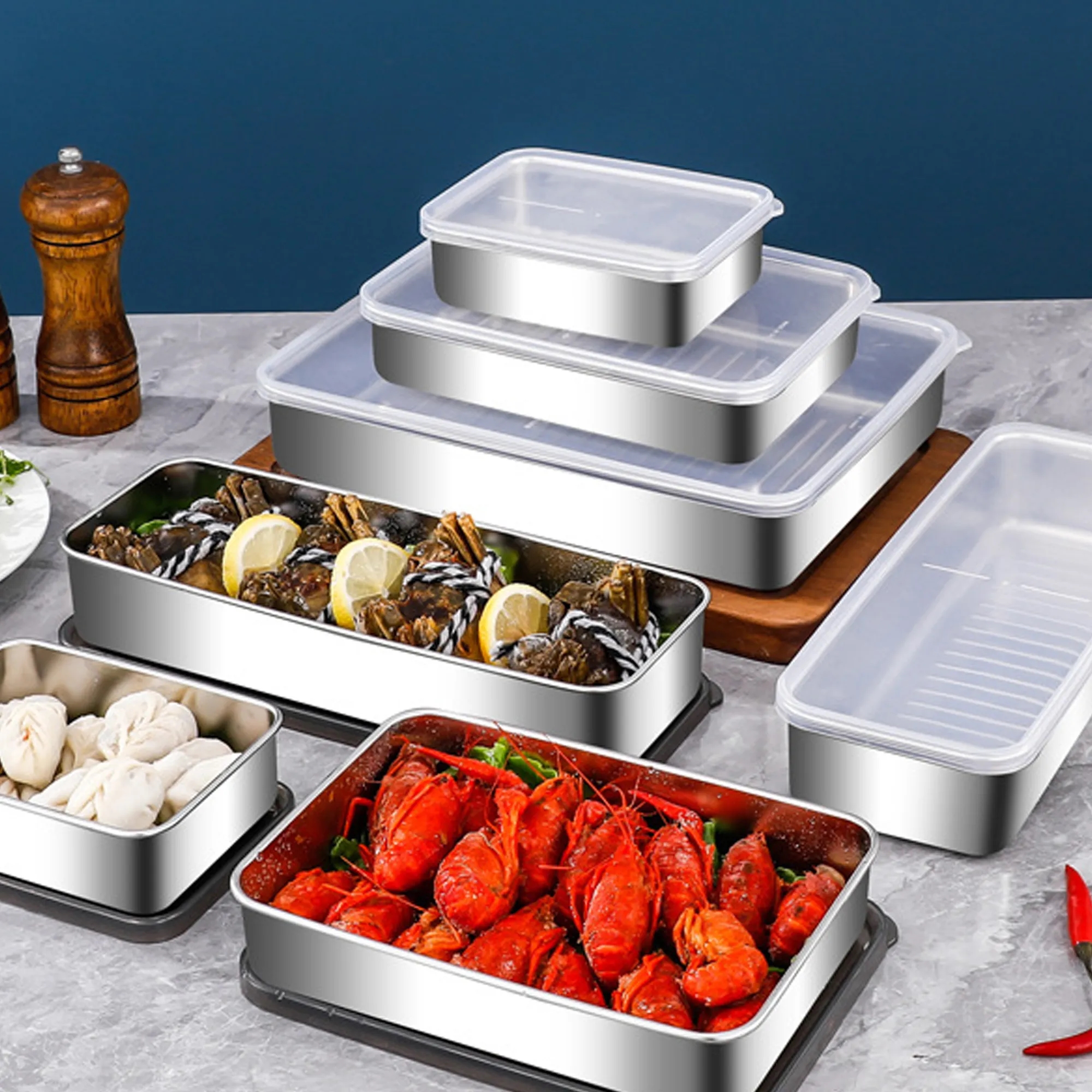Stainless Steel Preservation Box 6