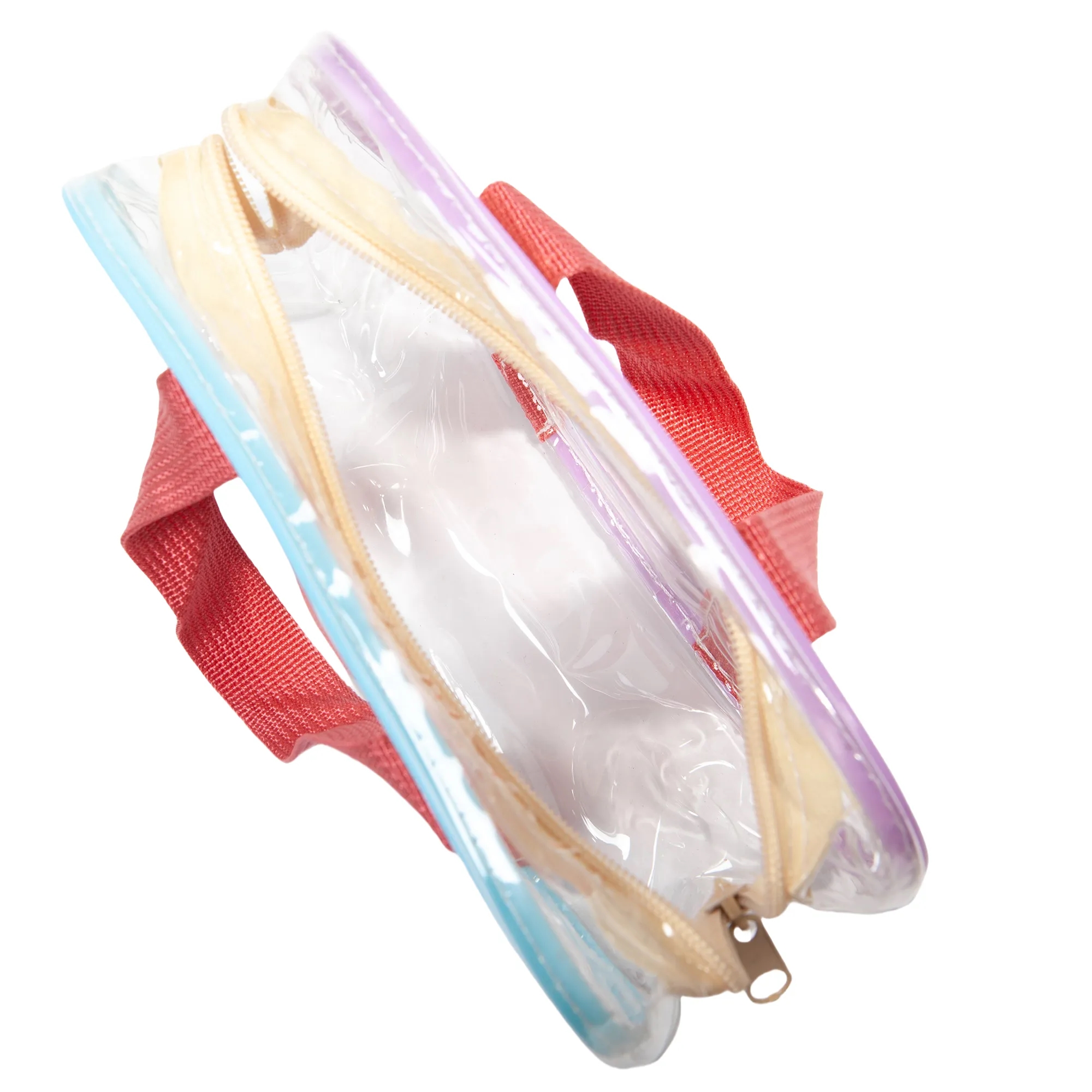 Colorful Transparent Cosmetic Bag With Customizable Logo 3