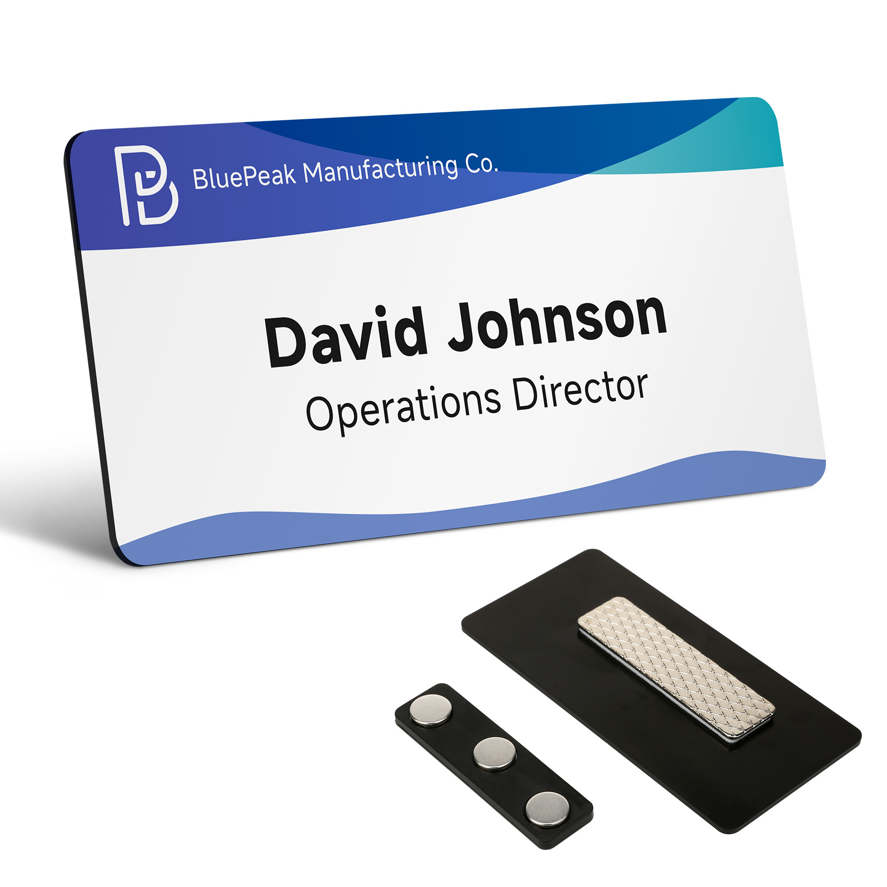 Name Badge 3" X 1.5" With Full Color Logo 9