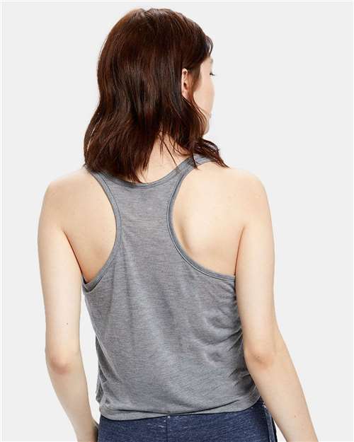 Women's Sheer Cropped Racer Tank Top - US510 7