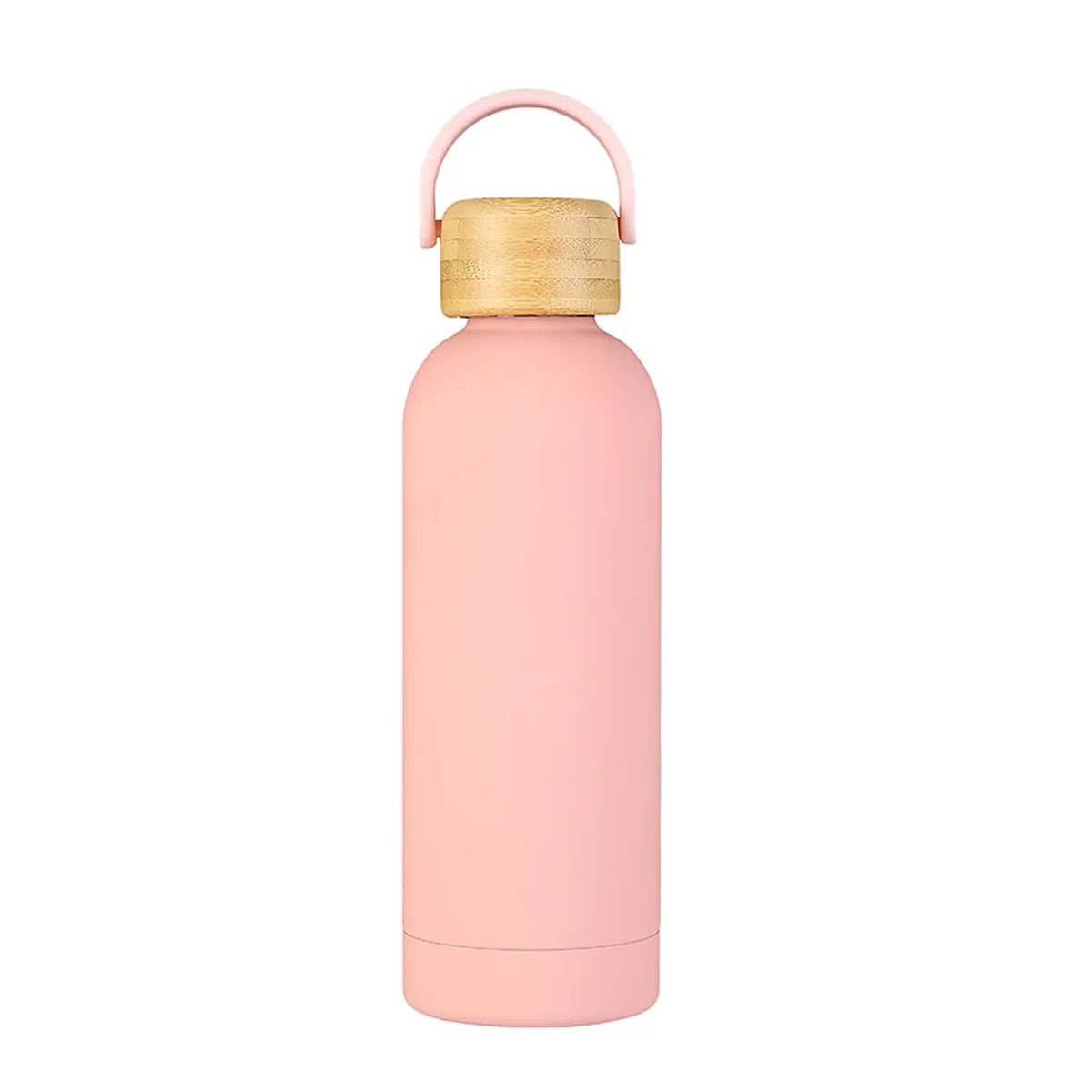 17oz Thermos Bottle With Wooden Lid 8