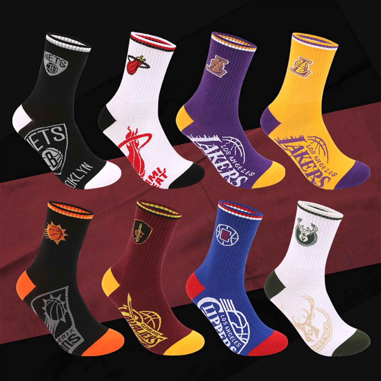 Men's mid-calf sweat socks 5