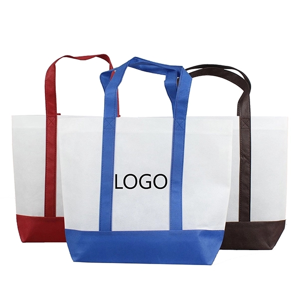 Non-Woven Tote Bag With Trim Colors 2